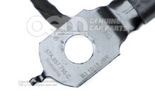 Zámok pásu s varovným kontaktom saténovo čierna/dopr. červená 57A857755EMNB (2)