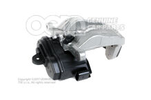 4M8615404A 1VN Audi RS6/RS7/RSQ8 sivá Puzdro brzdového strmeňa so servomotorom, plnené a prepláchnuté bez brzdových doštičiek pre vozidlá s keramickými brzdovými doštičkami rozmer 370x30 mm zadné pravé (2)