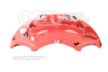 Audi RSQ8 červený strmeň bez brzdových doštičiek pre vozidlá s keramickými brzdovými doštičkami rozmer 440x40mm pravý (1)