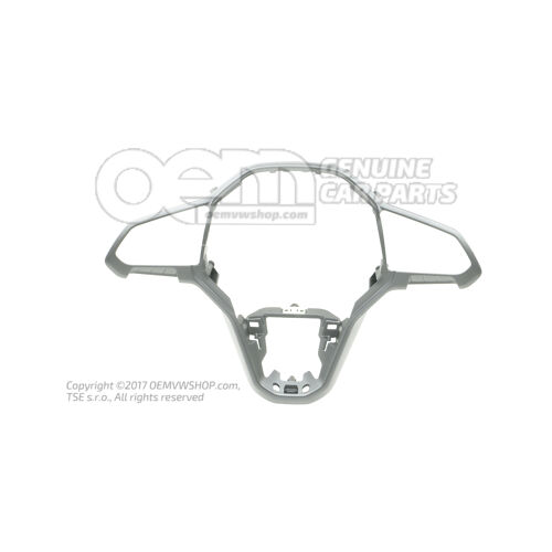 Obloženie volantu tmavý elox mat 5H0419685F 7T9