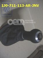 Hlavica rýchlost. páky (koža) s obkladom rých. páky (koža) čierna/modrá