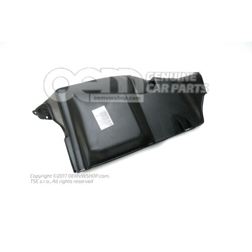 Ochranný štítok pre motor saténovo čierny