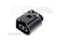 Puzdro s plochými kontaktmi s blokovaním kontaktu