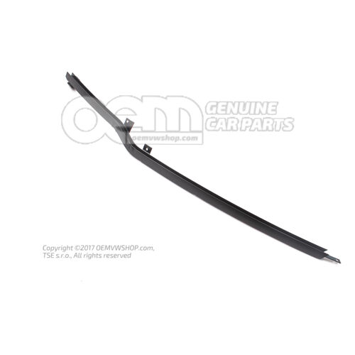 Vodiaca lišta rally čierna