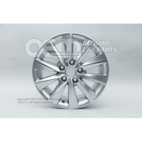 Hliníkový ráfik diamantový striebro Seat Ateca 57