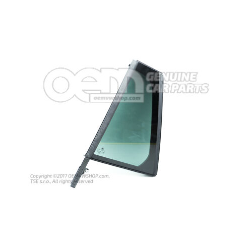 Bočné okno (pevné) čierna Škoda Superb 3V