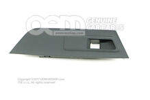 Škrupina rukoväte, horná časť saténová čierna Škoda Karoq 57