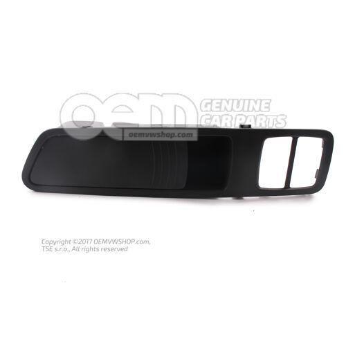 Ozdobná lišta pre spínač duše (čierna) Audi Q5 80