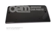 Držiak ŠPZ čierny lesklý