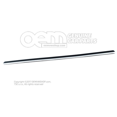 Ochranná lišta na dvere saténová čierna Škoda Superb 3U