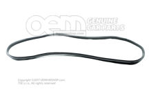 Tesnenie dverí, vnútorné saténové čierne (2)