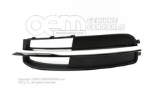 Mriežka saténová čierna