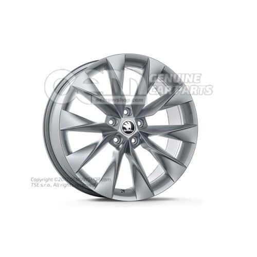 Hliníkový ráfik Diamond silver 5LG071499  8Z8