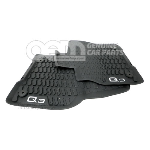 1 sada rohoží pod nohy do každého počasia čierna Audi Q3 83