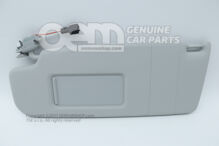 Slnečná clona so zrkadlom a krytom perleťovo šedá