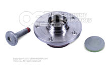 Ložisko kolesa s montážnymi dielmi