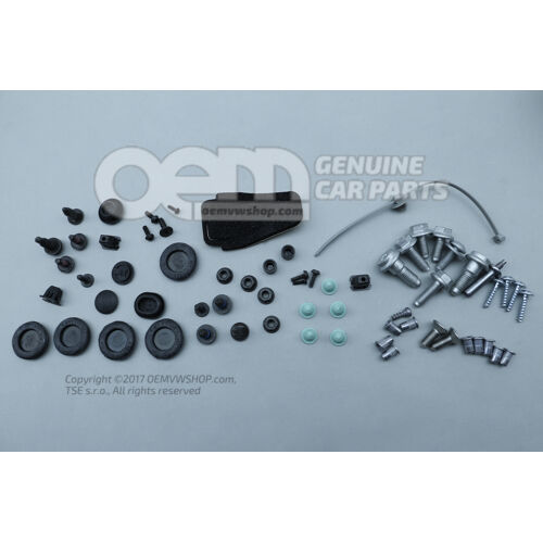 1 súprava upevňovacích dielov pre dvere