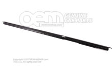 Tesnenie clony okna saténové čierne