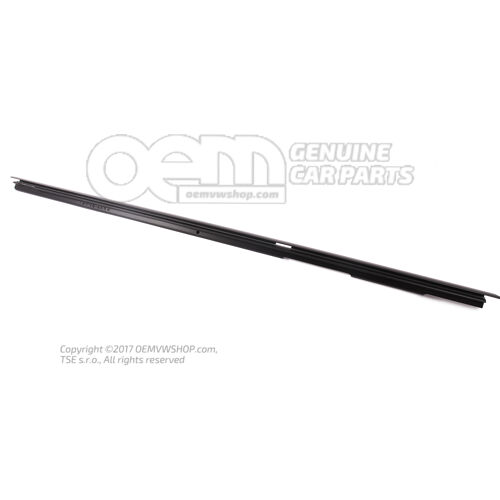 Tesnenie clony okna saténové čierne