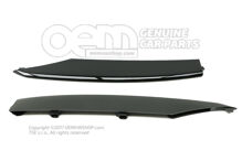 1 sada obložení ozdôb pre vetranie čierno lesklá Audi R8 Coupe / Spyder 42 (1)