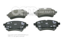 1 súpr. brzd. obložení pre kotúčovú brzdu 4N0698451F