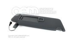 Slnečná clona so zrkadlom a krytom SOUL (čierna) 5H0857552C2UV