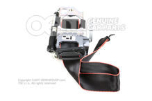 Trojbodový automatický bezpečnostný pás s napínačom pásu Soul (čierna)/crescendo červená 8S8857705H VM1 (1)