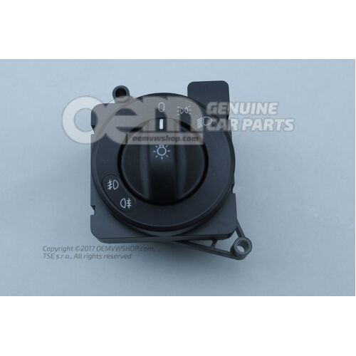 Zobrazovacia a ovládacia jedn. viacnás. spínač pre obrysové a stretávacie svetlo, hmlové svetlomety a konc. hml. svetlo