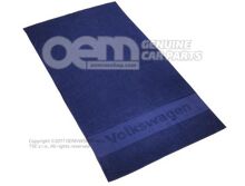 330084501  287 Bath towel, 180x100cm, Dark Blue, Volkswagen Collection