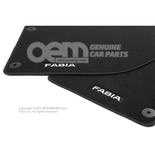 1 súprava rohoží (textil)