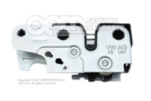 Dolný diel zámku kapoty