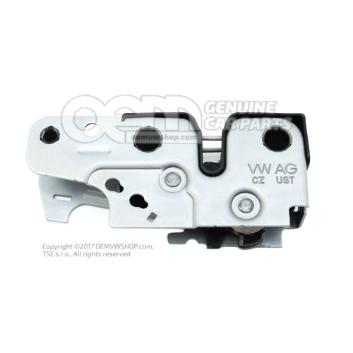 Dolný diel zámku kapoty