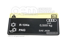 Štítok param. pre klimatizáciu