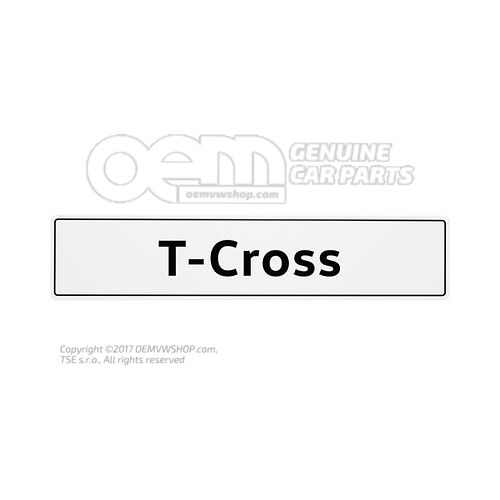 Poznávacia značka (samolepiaca) 2GM071801A