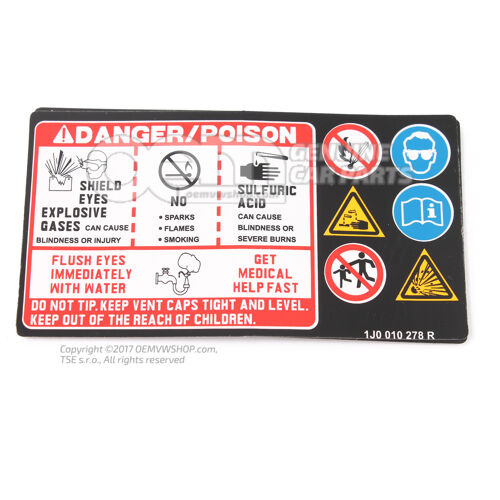 Štítok s upozornením