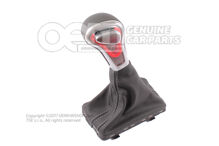 Rukoväť páky voliča duša (čierna) / titán