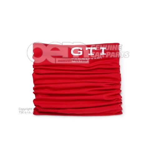 Multifunkčná šatka, červená