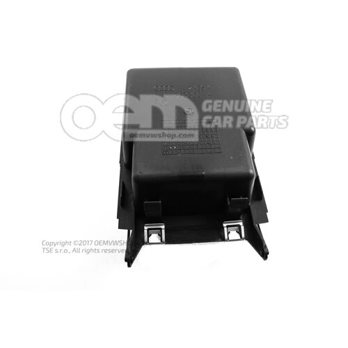 Úložná schránka duša (čierna)