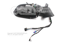 Kryt vonkajšieho zrkadla saténový čierny Volkswagen Teramont 3C