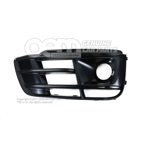 Vodiaca mriežka vzduchu tmavo chróm matná / tmavo chróm lesklý Audi Q5 80