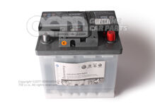 Akumulátor s ukazovateľom stavu nabitia, naplnený a nabitý                  'ECO' (4)