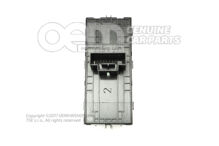 Spínač elektrického elektrického ovládania okien saténová čierna / kamenec (1)