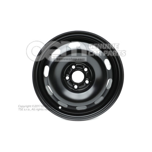 Oceľ. disk rallye čierna