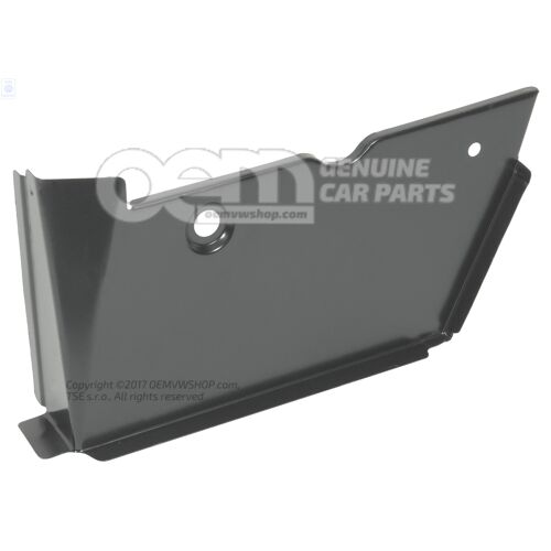 Čelný plech pre podbeh kolesa