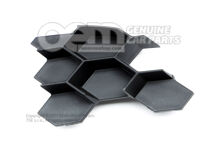 Ozdobný kryt pre hmlové svetlo saténový čierny