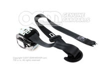 Trojbodové automatické sedadlo čierne Trojbodové automatické sedadlo čierne