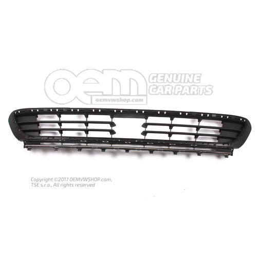 Maska chladiča saténová čierna / vysoký chróm