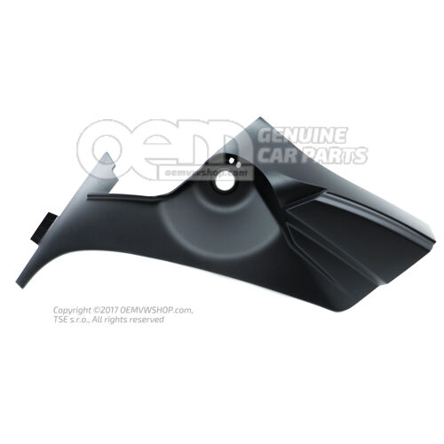 Krycia časť saténová čierna