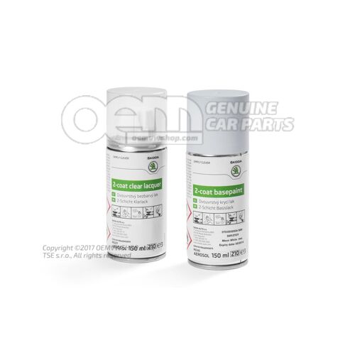 Kovový ľadovec Aerosol-Spray v bielej farbe