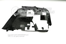 Obloženie batožinového priestoru saténové čierne / čierne (1)